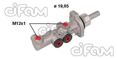 2021117 CIFAM Главный тормозной цилиндр