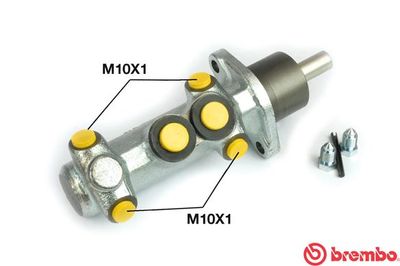 M23063 BREMBO Главный тормозной цилиндр