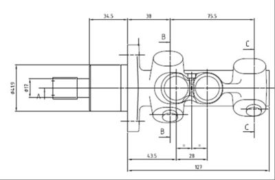 VMC146 MOTAQUIP Главный тормозной цилиндр