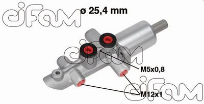 202735 CIFAM Главный тормозной цилиндр