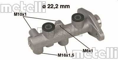 050345 METELLI Главный тормозной цилиндр