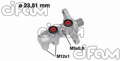 202714 CIFAM Главный тормозной цилиндр