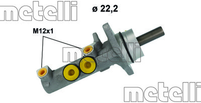 051258 METELLI Главный тормозной цилиндр