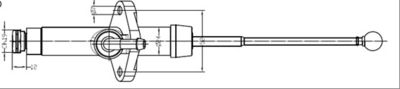 VCM127 MOTAQUIP Главный цилиндр, система сцепления