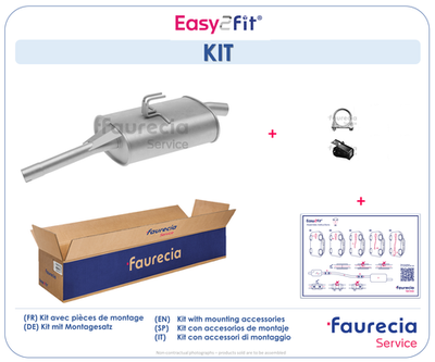 FS70421 Faurecia Глушитель выхлопных газов конечный