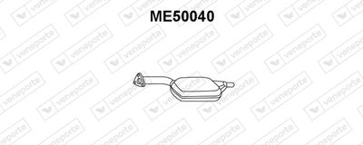 ME50040 VENEPORTE Предглушитель выхлопных газов