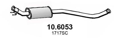 106053 ASSO Средний глушитель выхлопных газов
