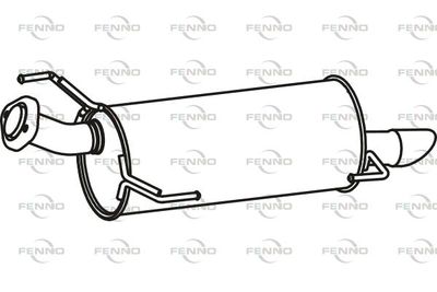 P41089 FENNO Глушитель выхлопных газов конечный