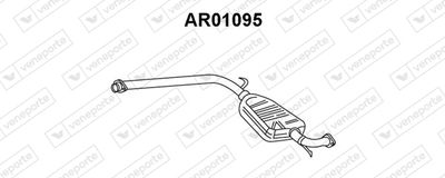 AR01095 VENEPORTE Предглушитель выхлопных газов