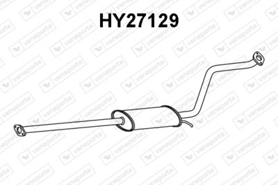 HY27129 VENEPORTE Предглушитель выхлопных газов