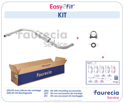 FS45023 Faurecia Глушитель выхлопных газов конечный