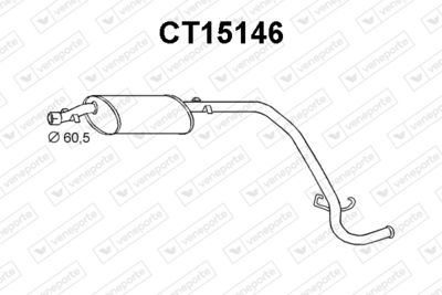 CT15146 VENEPORTE Глушитель выхлопных газов конечный