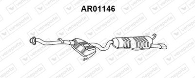 AR01146 VENEPORTE Глушитель выхлопных газов конечный