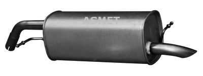 07181 ASMET Глушитель выхлопных газов конечный