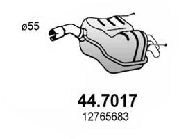 447017 ASSO Глушитель выхлопных газов конечный