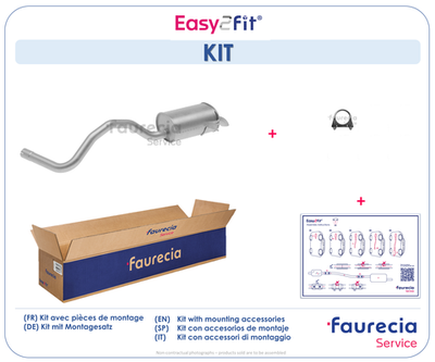 FS55428 Faurecia Глушитель выхлопных газов конечный