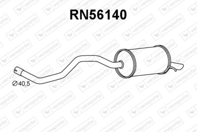 RN56140 VENEPORTE Глушитель выхлопных газов конечный