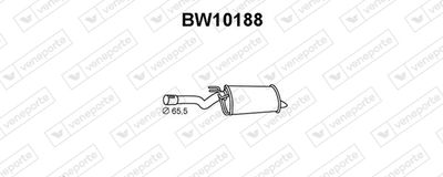 BW10188 VENEPORTE Глушитель выхлопных газов конечный