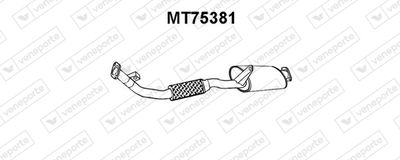 MT75381 VENEPORTE Предглушитель выхлопных газов