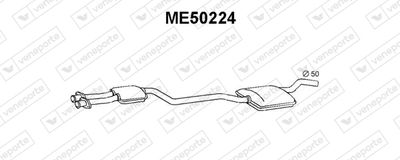 ME50224 VENEPORTE Предглушитель выхлопных газов