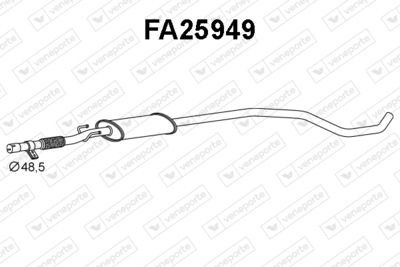 FA25949 VENEPORTE Предглушитель выхлопных газов