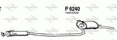 P6240 FENNO Глушитель выхлопных газов конечный