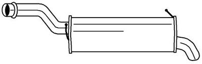 66600 SIGAM Глушитель выхлопных газов конечный