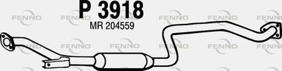 P3918 FENNO Средний глушитель выхлопных газов