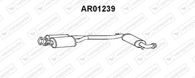 AR01239 VENEPORTE Предглушитель выхлопных газов