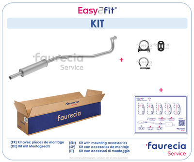 FS45169 Faurecia Предглушитель выхлопных газов