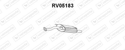 RV05183 VENEPORTE Глушитель выхлопных газов конечный