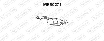 ME50271 VENEPORTE Средний глушитель выхлопных газов