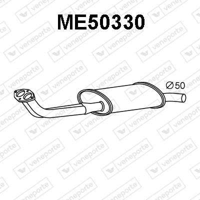 ME50330 VENEPORTE Предглушитель выхлопных газов