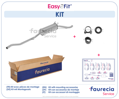 FS15377 Faurecia Глушитель выхлопных газов конечный