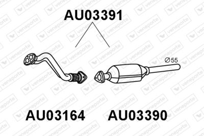 AU03391 VENEPORTE Предглушитель выхлопных газов