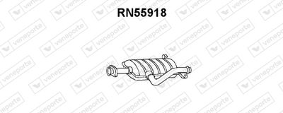 RN55918 VENEPORTE Предглушитель выхлопных газов