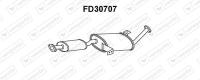 FD30707 VENEPORTE Предглушитель выхлопных газов