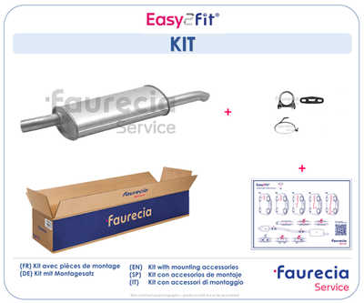 FS40127 Faurecia Глушитель выхлопных газов конечный