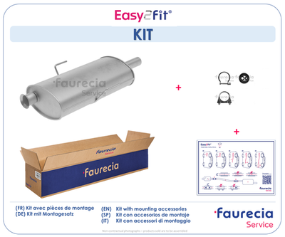 FS55631 Faurecia Предглушитель выхлопных газов