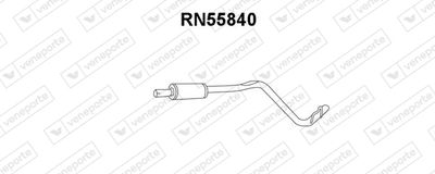 RN55840 VENEPORTE Предглушитель выхлопных газов