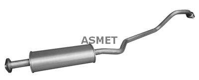 14035 ASMET Средний глушитель выхлопных газов
