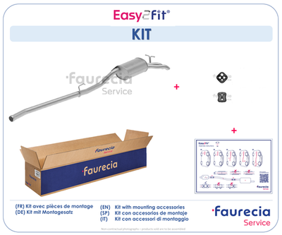 FS50266 Faurecia Глушитель выхлопных газов конечный