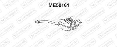 ME50161 VENEPORTE Глушитель выхлопных газов конечный