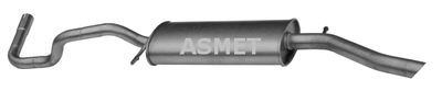 19011 ASMET Глушитель выхлопных газов конечный