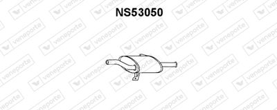 NS53050 VENEPORTE Глушитель выхлопных газов конечный
