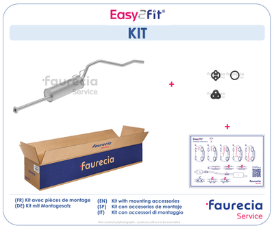 FS70220 Faurecia Глушитель выхлопных газов конечный