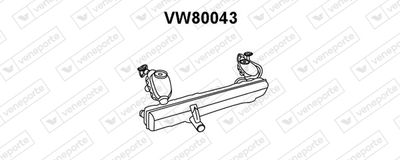 VW80043 VENEPORTE Предглушитель выхлопных газов