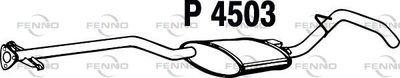 P4503 FENNO Средний глушитель выхлопных газов