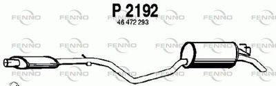 P2192 FENNO Глушитель выхлопных газов конечный