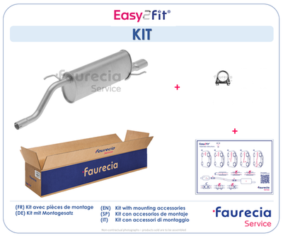 FS40033 Faurecia Глушитель выхлопных газов конечный